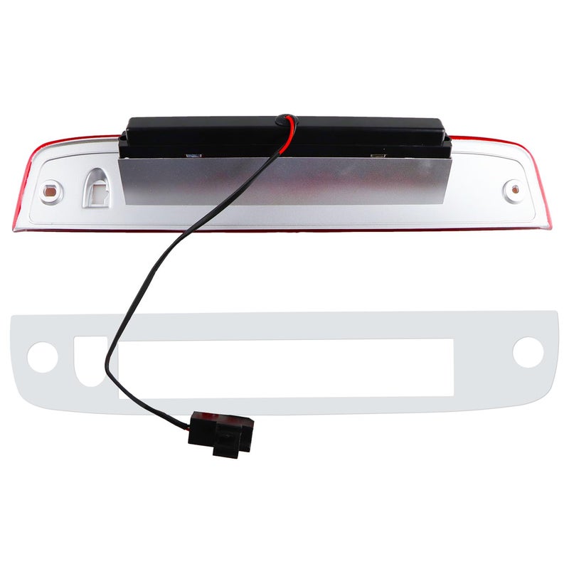 Tresound for 2003-2016 Ford Expedition & Lincoln Navigator LED 3rd Third Brake Light High Mount Stop Lamp Chrome Housing Red Lens - Image 4